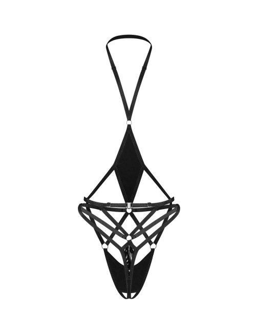 Body erotyczne z otwartym krokiem Obsessive Keira Lise L/XL