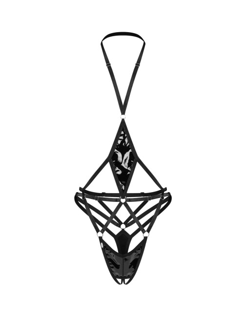 Body erotyczne z otwartym krokiem Obsessive Keira Lise L/XL