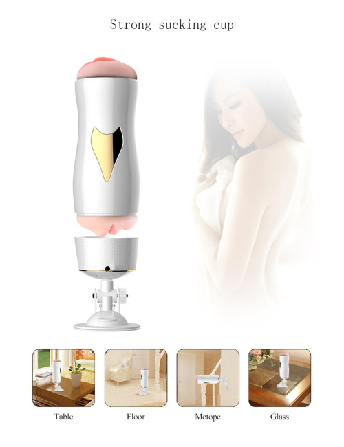 B - Series Fox Dwustronny Masturbator z Wibracją CyberSkin