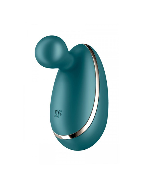 Spot On 1 Green - mini stymulator łechtaczki Satisfyer, 12 funkcji, wodoodporny