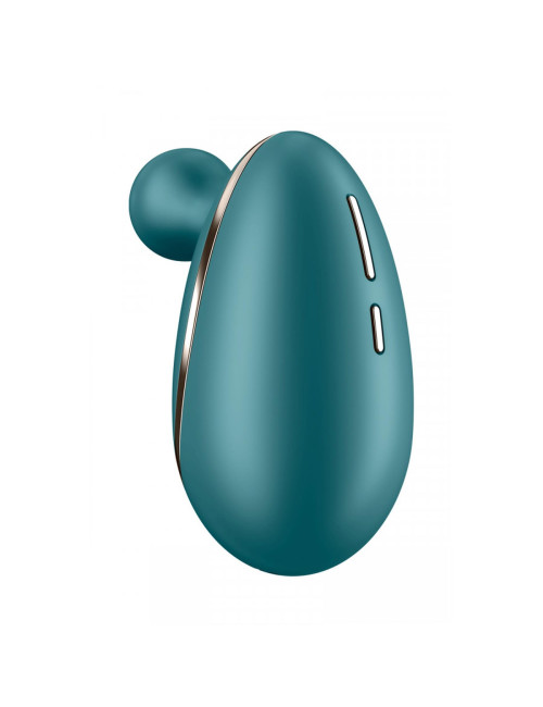 Spot On 1 Green - mini stymulator łechtaczki Satisfyer, 12 funkcji, wodoodporny