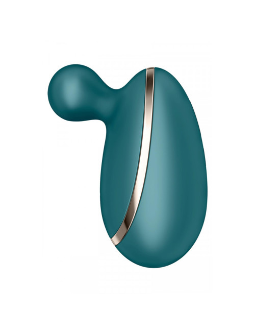 Spot On 1 Green - mini stymulator łechtaczki Satisfyer, 12 funkcji, wodoodporny