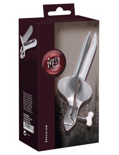 Vaginal Speculum - Stalowy wziernik pochwy, BDSM, Zabawki medyczne, 15 cm, Orion