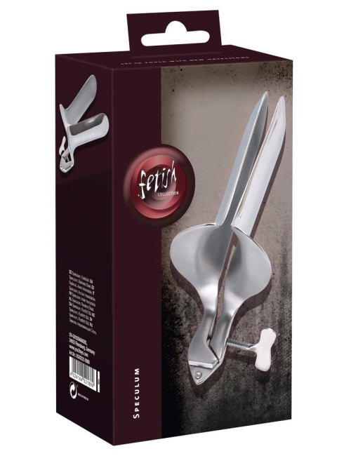 Vaginal Speculum - Stalowy wziernik pochwy, BDSM, Zabawki medyczne, 15 cm, Orion