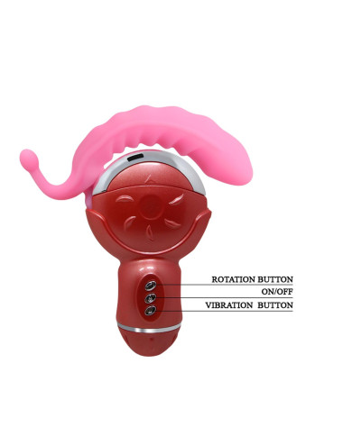 BAILE- ROLLING FUN II, 12 vibration functions 6 rotation functions Bendable