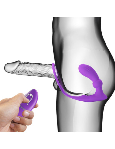 PRETTY LOVE - Warren Purple, Wireless remote control 12 pulse wave settings 12 vibration functions