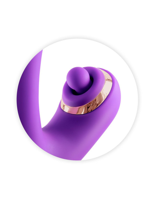 Joyfully 3-w-1 Króliczek Wibrator Tapotem Purple – Zabawki, Wibratory, Króliczki
