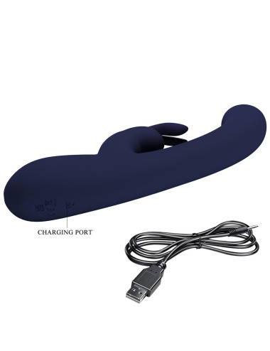 PRETTY LOVE - LAMAR, 10 vibration functions 9 speed levels, Silicone ABS