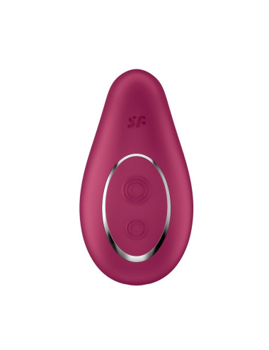 Dipping Delight Berry - Wibrator silikonowy IPX7, stymulator łechtaczki