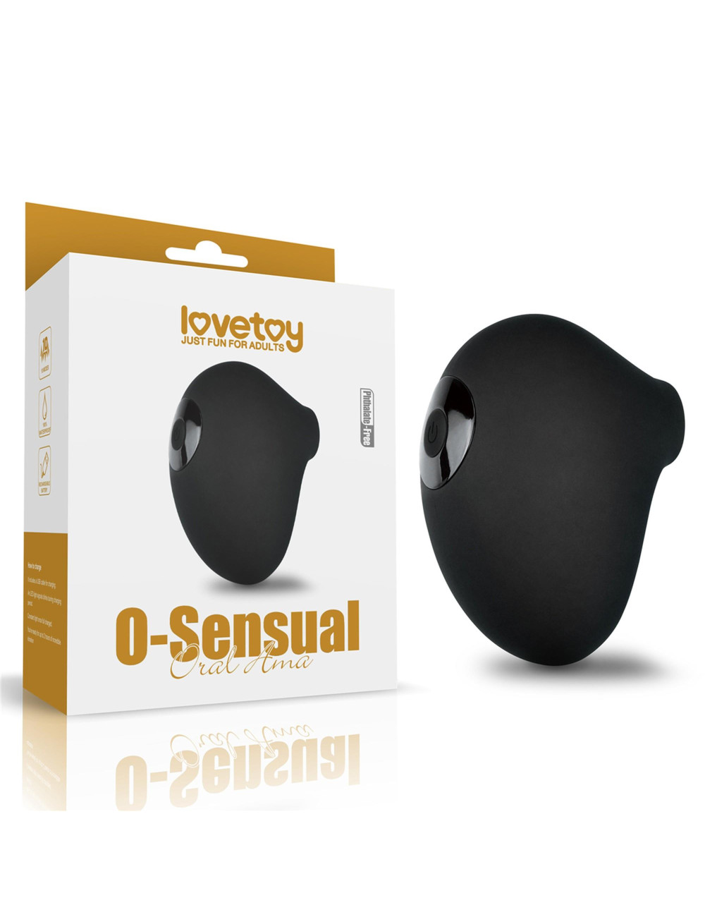 O-Sensual Oral Ama - Wibrator ssący i stymulator łechtaczki, zabawki erotyczne silikonowe