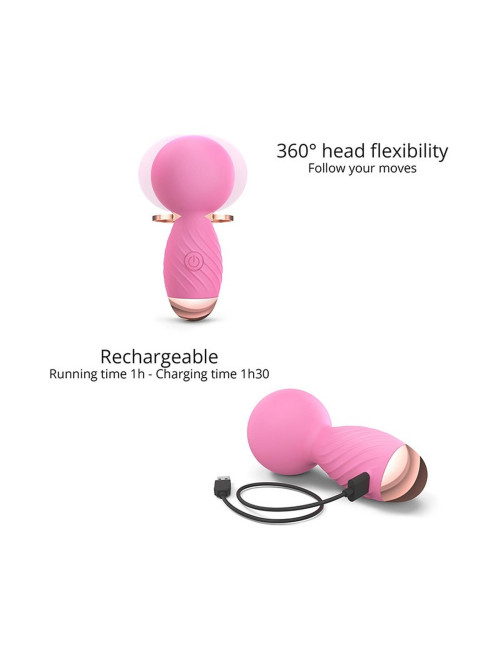 ITSY BITSY Pink Passion - Wibrator i Masażer, Zabawka erotyczna, kompaktowy, 9 trybów, wodoodporny