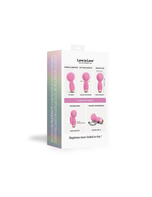 ITSY BITSY Pink Passion - Wibrator i Masażer, Zabawka erotyczna, kompaktowy, 9 trybów, wodoodporny