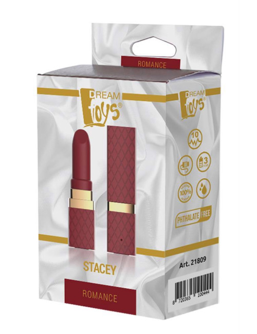 ROMANCE STACEY - mini wibrator silikonowy, wodoodporny IPX7, 7 funkcji, 3 prędkości, ładowanie USB