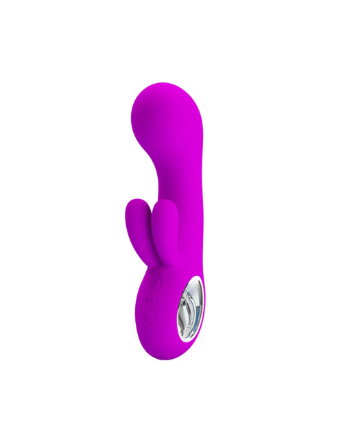 PRETTY LOVE Valentine USB 7 funkcji - Króliczek Wibrator silikonowy, wodoodporny