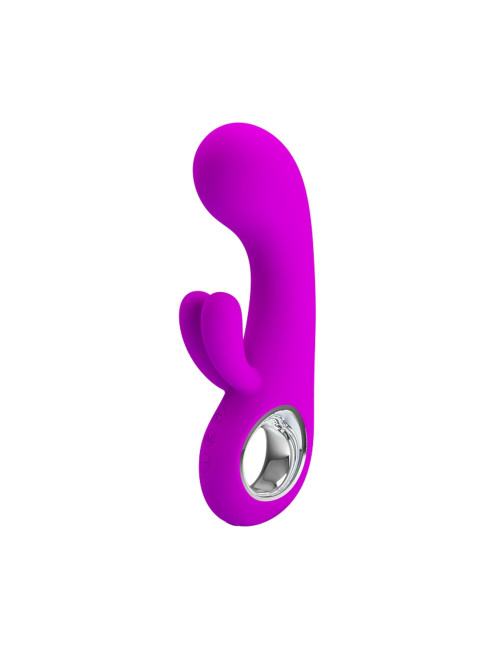 PRETTY LOVE Valentine USB 7 funkcji - Króliczek Wibrator silikonowy, wodoodporny