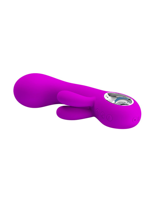 PRETTY LOVE Valentine USB 7 funkcji - Króliczek Wibrator silikonowy, wodoodporny