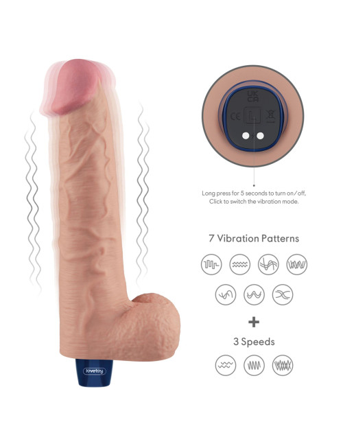 Lovetoy Real Softee Realistyczne Dildo 26,5 cm USB
