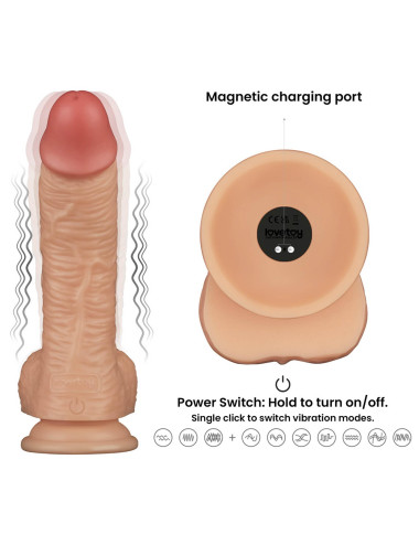 Lovetoy Power Basics Realistyczne Dildo Wibracyjne 21,5 cm