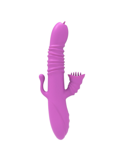 Wibrator Ada USB Purple – silikonowy stymulator łechtaczki i G-spot, wodoodporny, cichy
