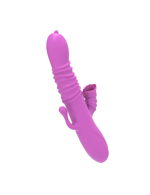 Wibrator Ada USB Purple – silikonowy stymulator łechtaczki i G-spot, wodoodporny, cichy