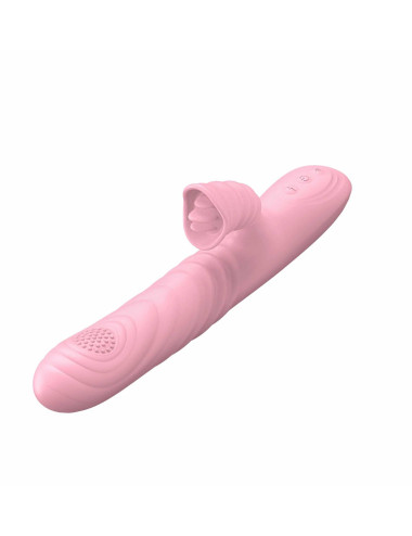 Wibrator-Angelia, USB 3 functions of thrusting / 20 vibrations Flesh