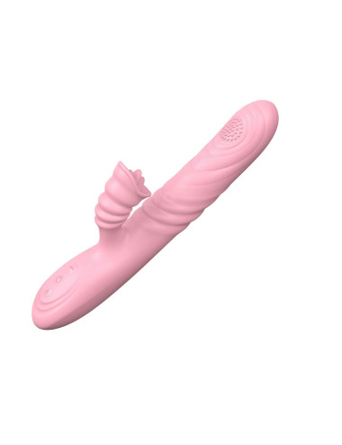 Wibrator-Angelia, USB 3 functions of thrusting / 20 vibrations Flesh