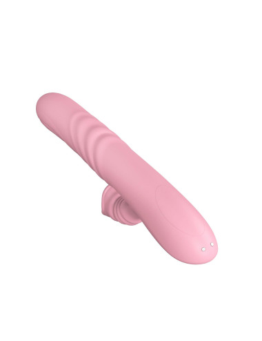 Wibrator-Angelia, USB 3 functions of thrusting / 20 vibrations Flesh