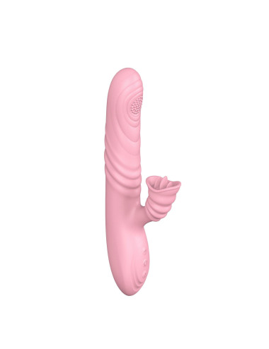 Wibrator-Angelia, USB 3 functions of thrusting / 20 vibrations Flesh