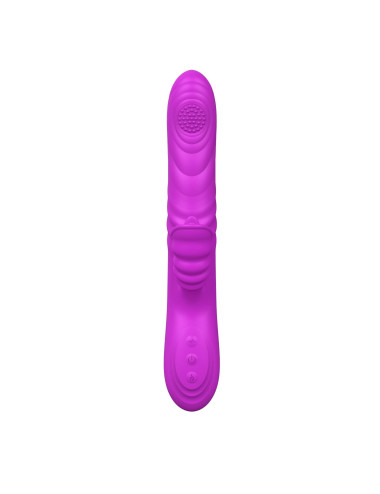 Wibrator-Angelia, USB 3 functions of thrusting / 20 vibrations Purple