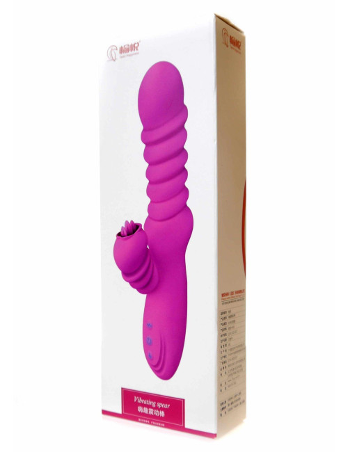 Wibrator Punkt G USB - 3 prędkości posuwisto-zwrotnego ruchu, 20 funkcji wibracji, ogrzewanie