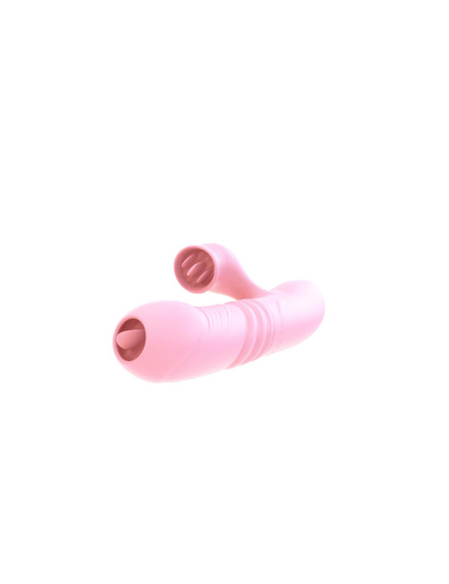 Wibrator USB Pink – Stymulator Punktu G i łechtaczki, 20 funkcji, silikon medyczny, wodoodporny