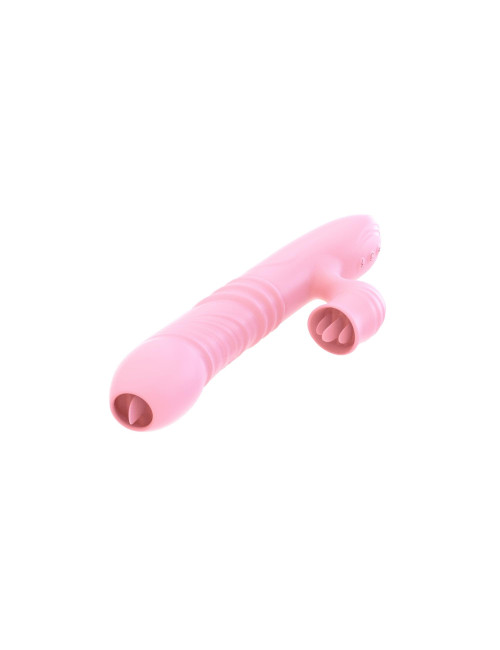 Wibrator USB Pink – Stymulator Punktu G i łechtaczki, 20 funkcji, silikon medyczny, wodoodporny