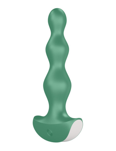 Lolli-Plug 2 Green – Analny plug wibrujący z 2 silniczkami | Zabawki analne