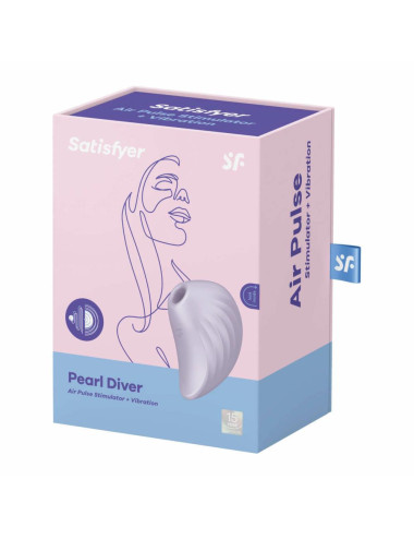 Satisfyer Pearl Diver Violet - Stymulator dla par i łechtaczki