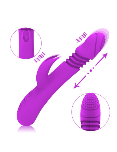 Wibrator-Ella, 7 vibration modes 3 thrusting function, Heating