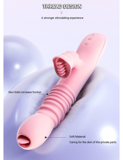 Wibrator-Ada USB -Pink
