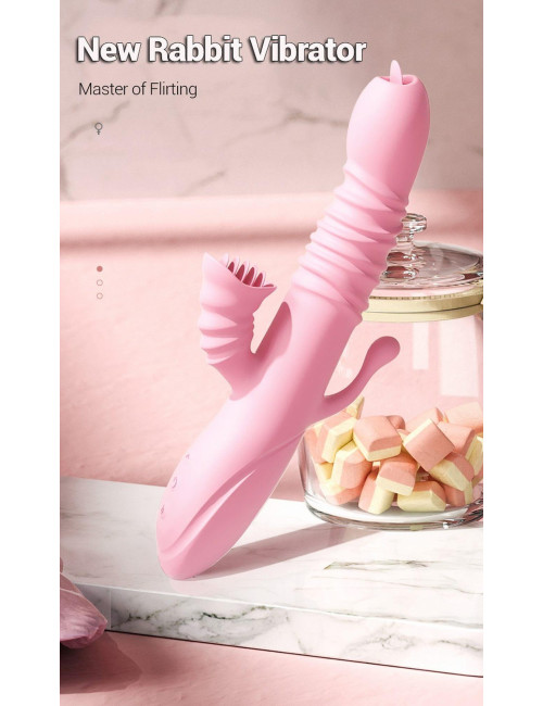Wibrator-Ada USB -Pink