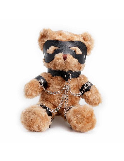 Crushious Crushito Bondage Teddy Bear Black 31cm - Śmieszne Rzeczy, zabawny prezent do sypialni