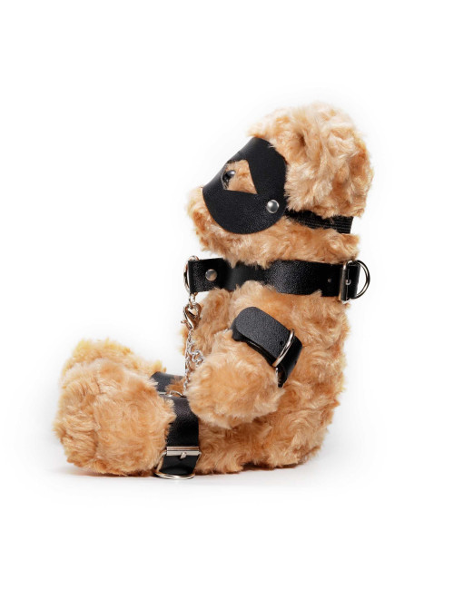 Crushious Crushito Bondage Teddy Bear Black 31cm - Śmieszne Rzeczy, zabawny prezent do sypialni