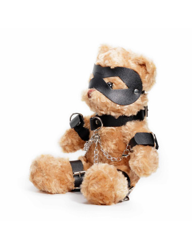 CRUSHIOUS CRUSHITO BONDAGE TEDDY BEAR BLACK 31CM