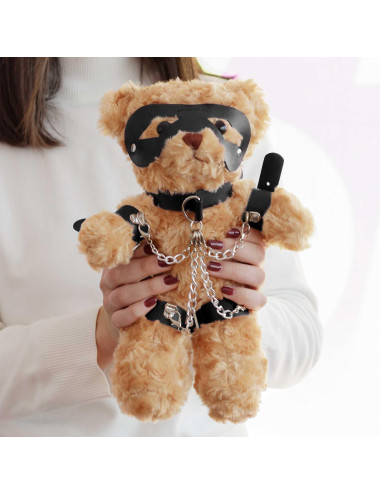 CRUSHIOUS CRUSHITO BONDAGE TEDDY BEAR BLACK 31CM