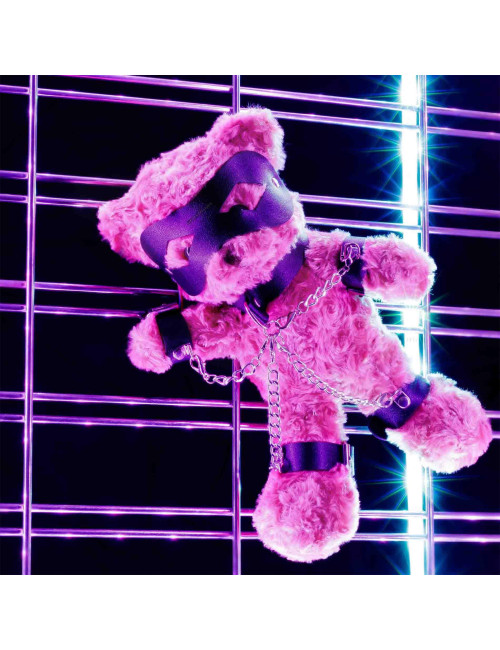 Crushious Crushito Bondage Teddy Bear Black 31cm - Śmieszne Rzeczy, zabawny prezent do sypialni