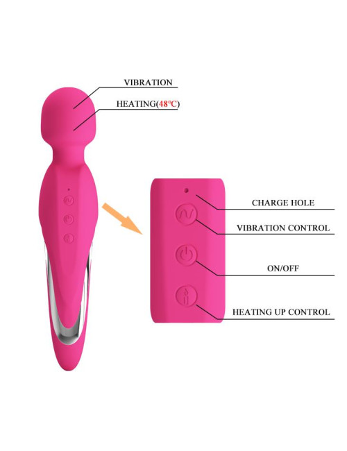 Pretty Love Michael USB - Wibrator i Masażer z Funkcją Rozgrzewania