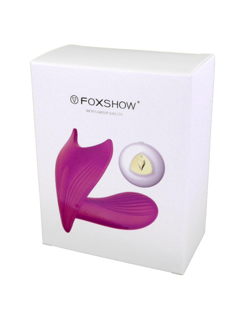 B - Series Fox Silikonowy Wibrator Panty z Ogrzewaniem i Sterowaniem Głosem