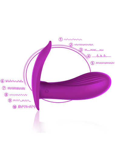 Stymulator-Silicone Panty Vibrator USB 10 Function / Heating / Voice Control