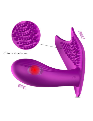 Stymulator-Silicone Panty Vibrator USB 10 Function / Heating / Voice Control