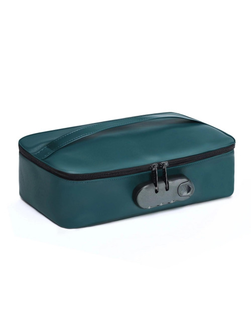 DISCREET BOX LUXURY GREEN – pudełko na zabawki erotyczne, luksusowy organizer do bezpiecznego przechowywania