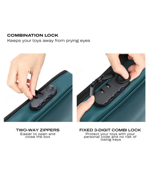 Dorcel Discreet Box Luxury Green – Luksusowy Organizer na Gadżety