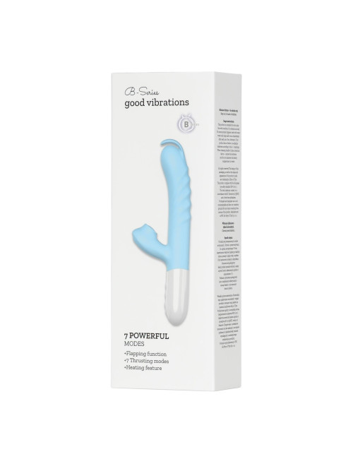 Silicone Vibrator 7 Powerful Modes - 
Flapping and 7 Thrusting
Heating