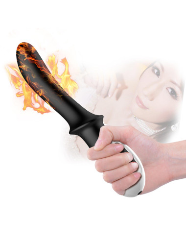 Wibrator-Silicone Prostate / G-spot Massager USB 10 Function / Heating